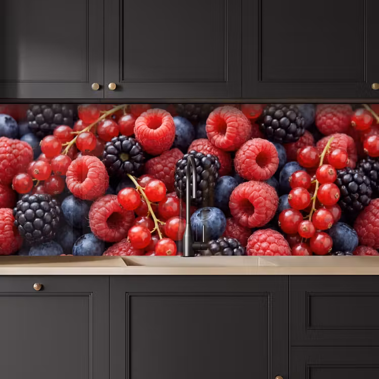 Keuken achterwand - Bessen - Mix - Vers - Eten - Kleurrijk — 6