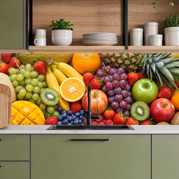 Keuken achterwand - Eten - Fruit - Vers - Kleurrijk - Voeding — 5