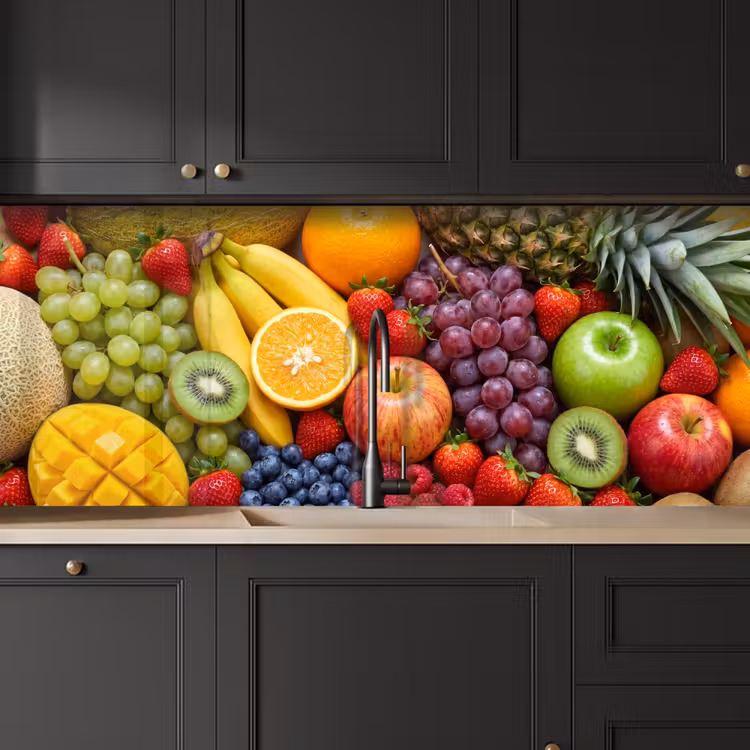 Keuken achterwand - Eten - Fruit - Vers - Kleurrijk - Voeding — 6