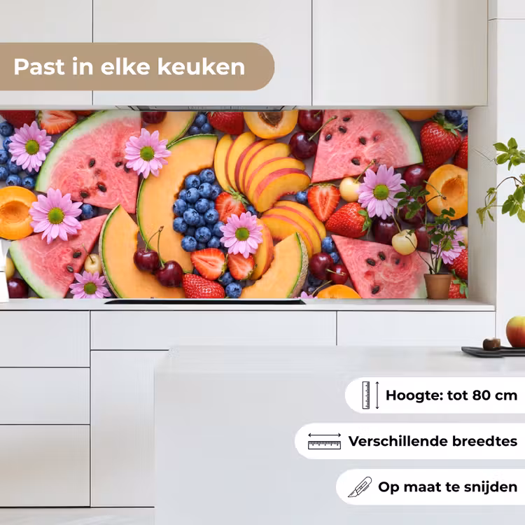 Keuken achterwand - Eten - Fruit - Zomer - Kleurrijk — 4