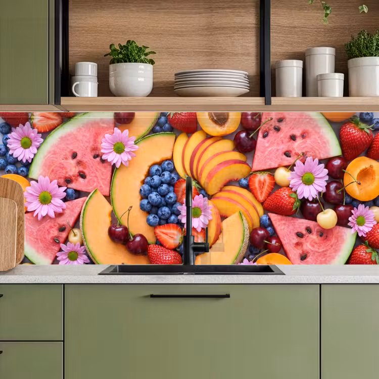 Keuken achterwand - Eten - Fruit - Zomer - Kleurrijk — 5