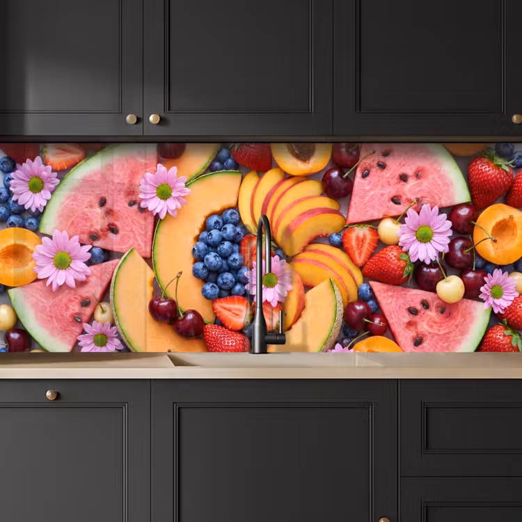 Keuken achterwand - Eten - Fruit - Zomer - Kleurrijk — 6