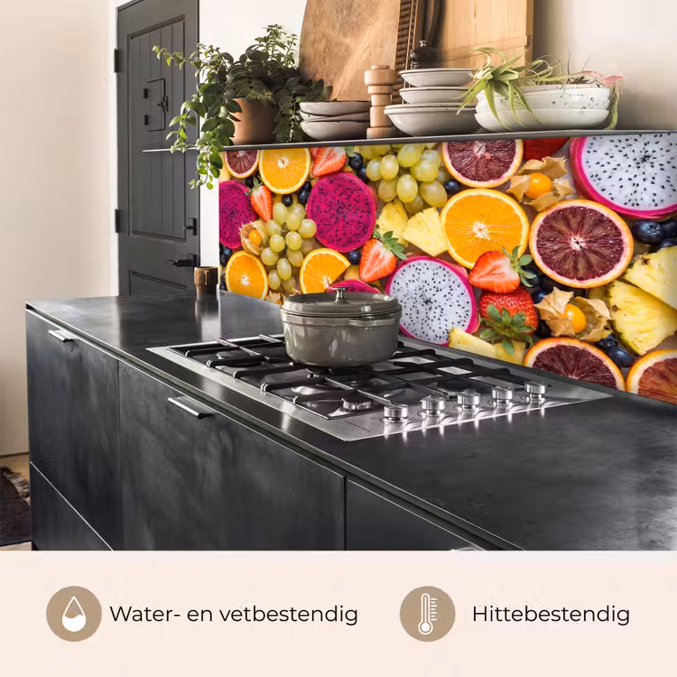 Keuken achterwand - Fruit - Assortiment - Kleurrijk - Gezondheid — 3