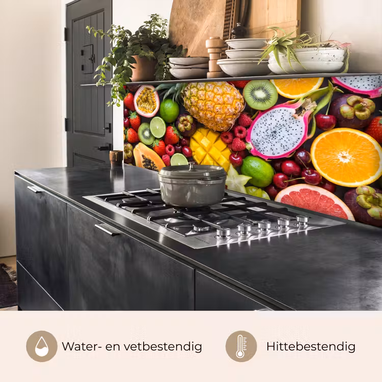 Keuken achterwand - Fruit - Assortiment - Vers - Gezond - Kleurrijk — 3