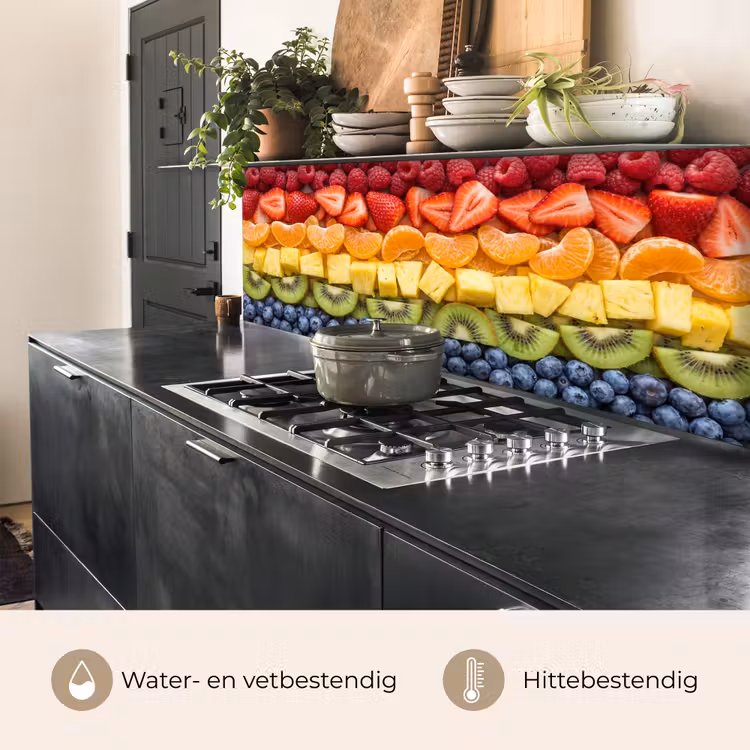 Keuken achterwand - Fruit - Regenboog - Gezond - Kleurrijk — 3