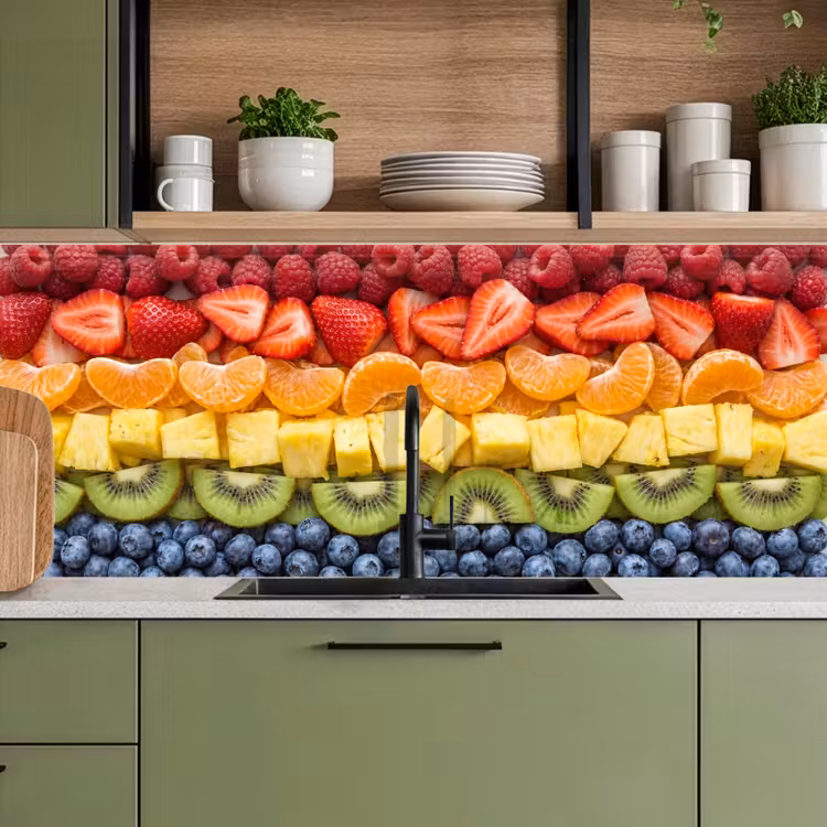 Keuken achterwand - Fruit - Regenboog - Gezond - Kleurrijk — 5