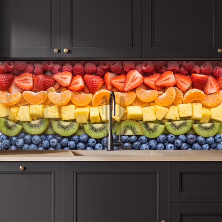 Keuken achterwand - Fruit - Regenboog - Gezond - Kleurrijk — 6