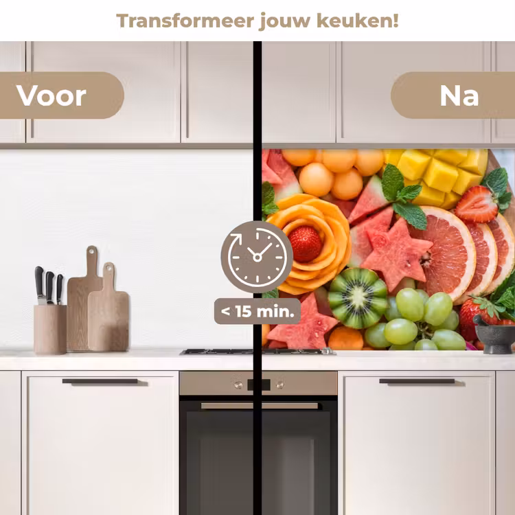 Keuken achterwand - Fruit - Variatie - Kleurrijk - Vers - Eten — 2
