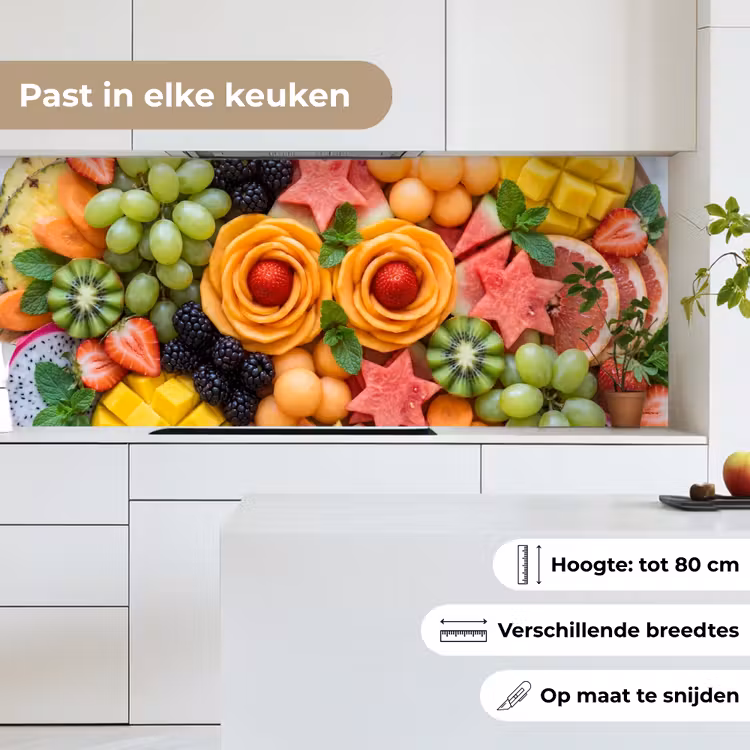 Keuken achterwand - Fruit - Variatie - Kleurrijk - Vers - Eten — 4