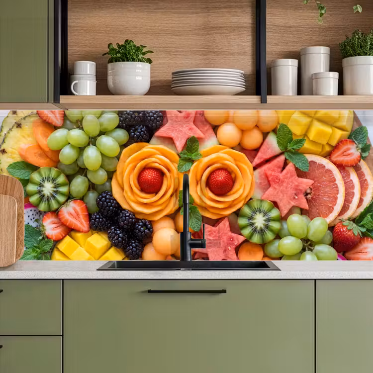 Keuken achterwand - Fruit - Variatie - Kleurrijk - Vers - Eten — 5