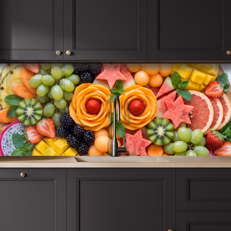 Keuken achterwand - Fruit - Variatie - Kleurrijk - Vers - Eten — 6