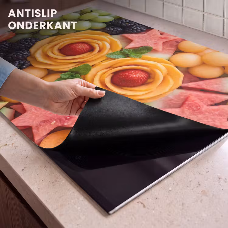 Inductie beschermer en spatscherm (2in1) - Fruit - Variatie - Kleurrijk - Vers - Eten — 4