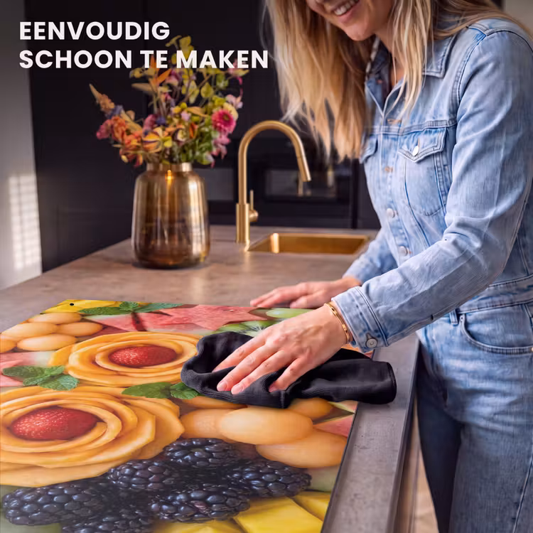 Inductie beschermer en spatscherm (2in1) - Fruit - Variatie - Kleurrijk - Vers - Eten — 5