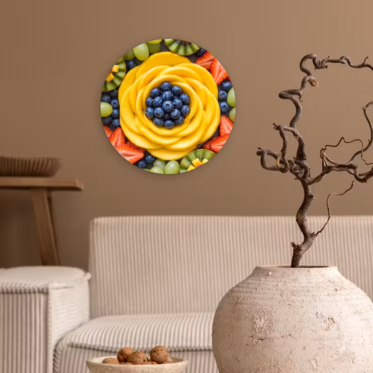 Muurcirkel - Fruit - Arrangement - Gezond - Kleurrijk - Eten — 2