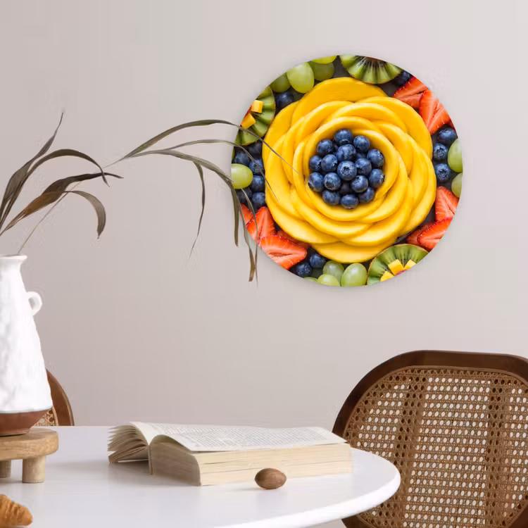 Muurcirkel - Fruit - Arrangement - Gezond - Kleurrijk - Eten — 4