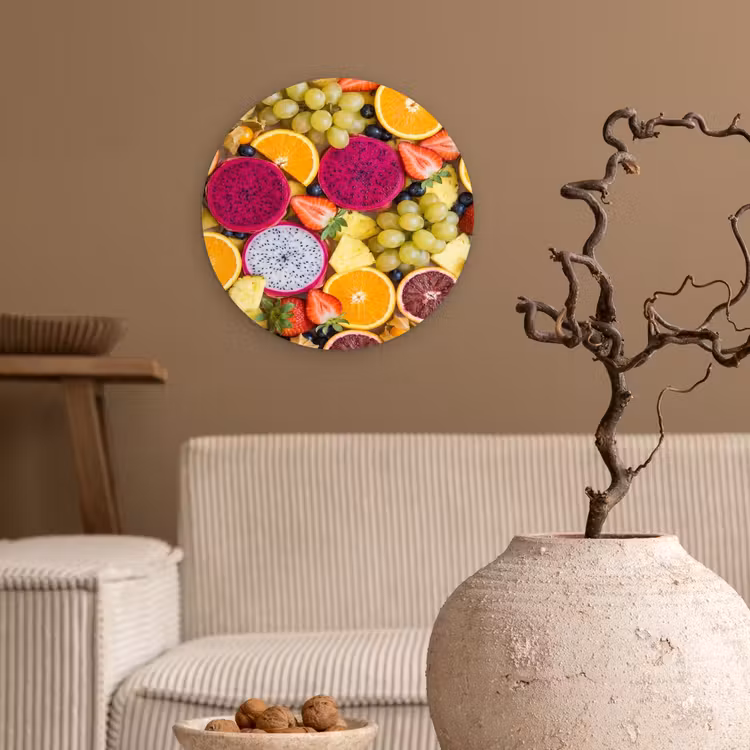 Muurcirkel - Fruit - Assortiment - Kleurrijk - Gezondheid — 2