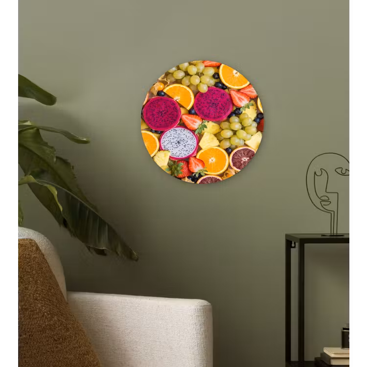 Muurcirkel - Fruit - Assortiment - Kleurrijk - Gezondheid — 3