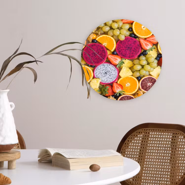 Muurcirkel - Fruit - Assortiment - Kleurrijk - Gezondheid — 4