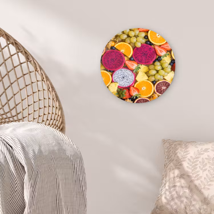 Muurcirkel - Fruit - Assortiment - Kleurrijk - Gezondheid — 5