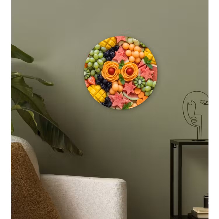 Muurcirkel - Fruit - Variatie - Kleurrijk - Vers - Eten — 3