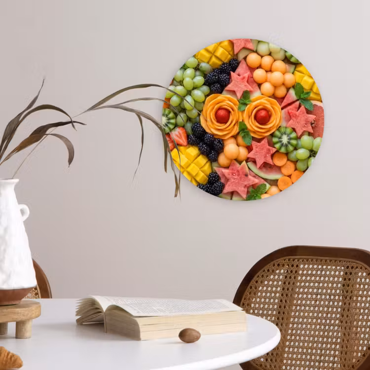Muurcirkel - Fruit - Variatie - Kleurrijk - Vers - Eten — 4