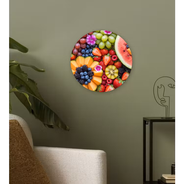 Muurcirkel - Fruit - Vers - Variatie - Eten - Kleurrijk — 3