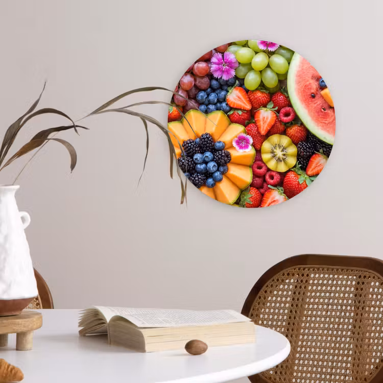 Muurcirkel - Fruit - Vers - Variatie - Eten - Kleurrijk — 4