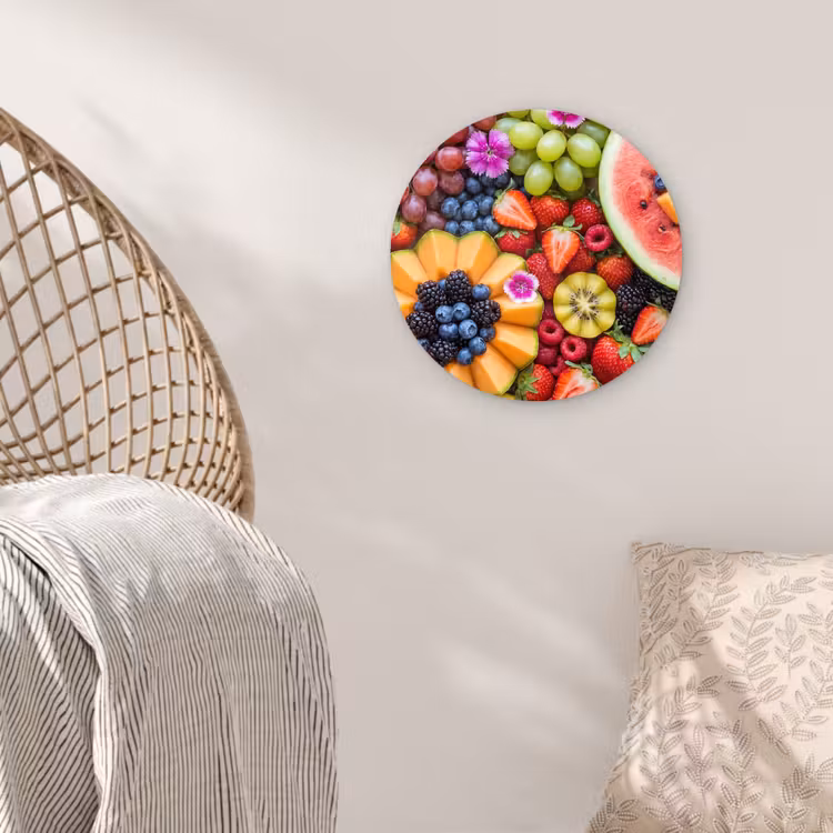 Muurcirkel - Fruit - Vers - Variatie - Eten - Kleurrijk — 5