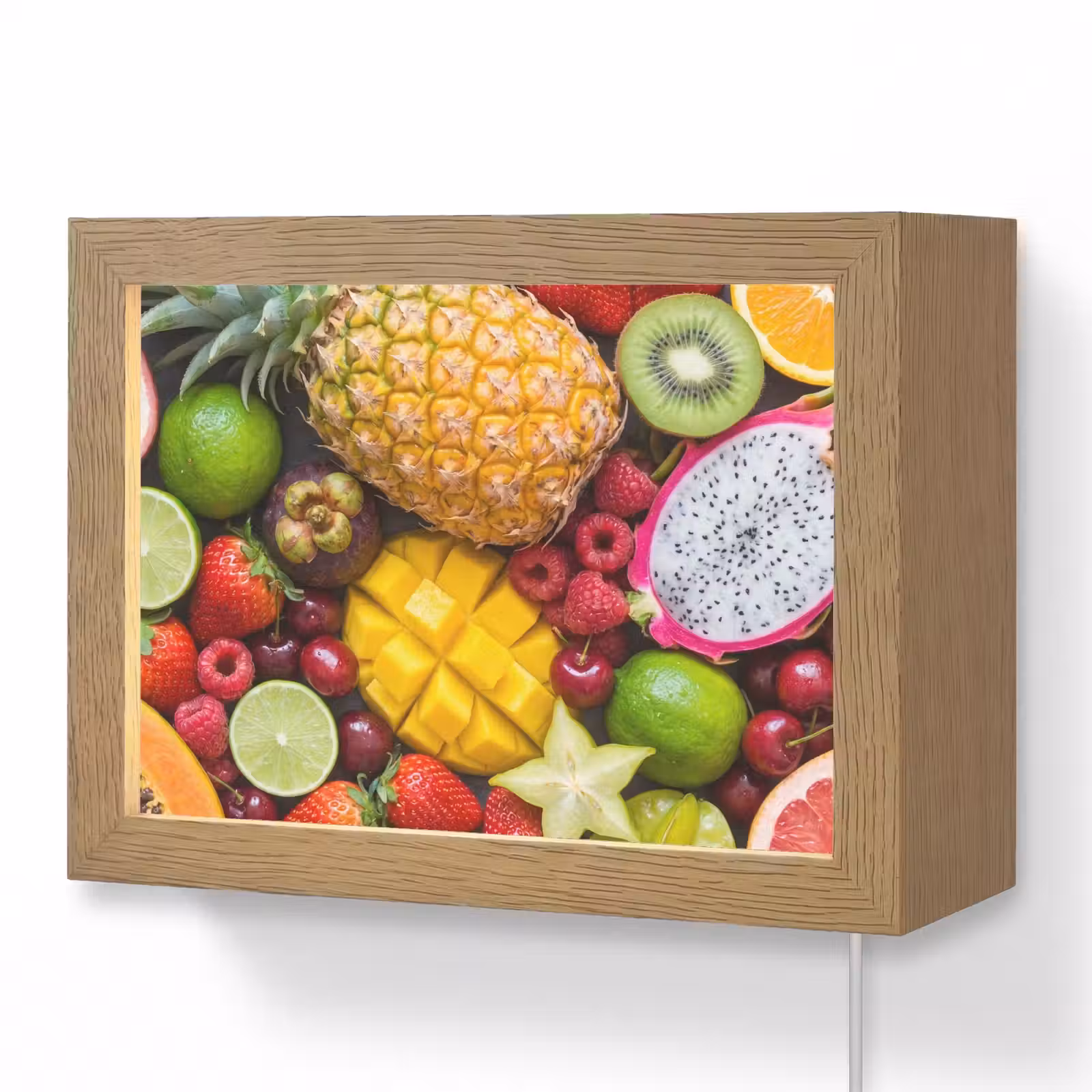Lightbox - Wandlamp - Fruit - Assortiment - Vers - Gezond - Kleurrijk — 1