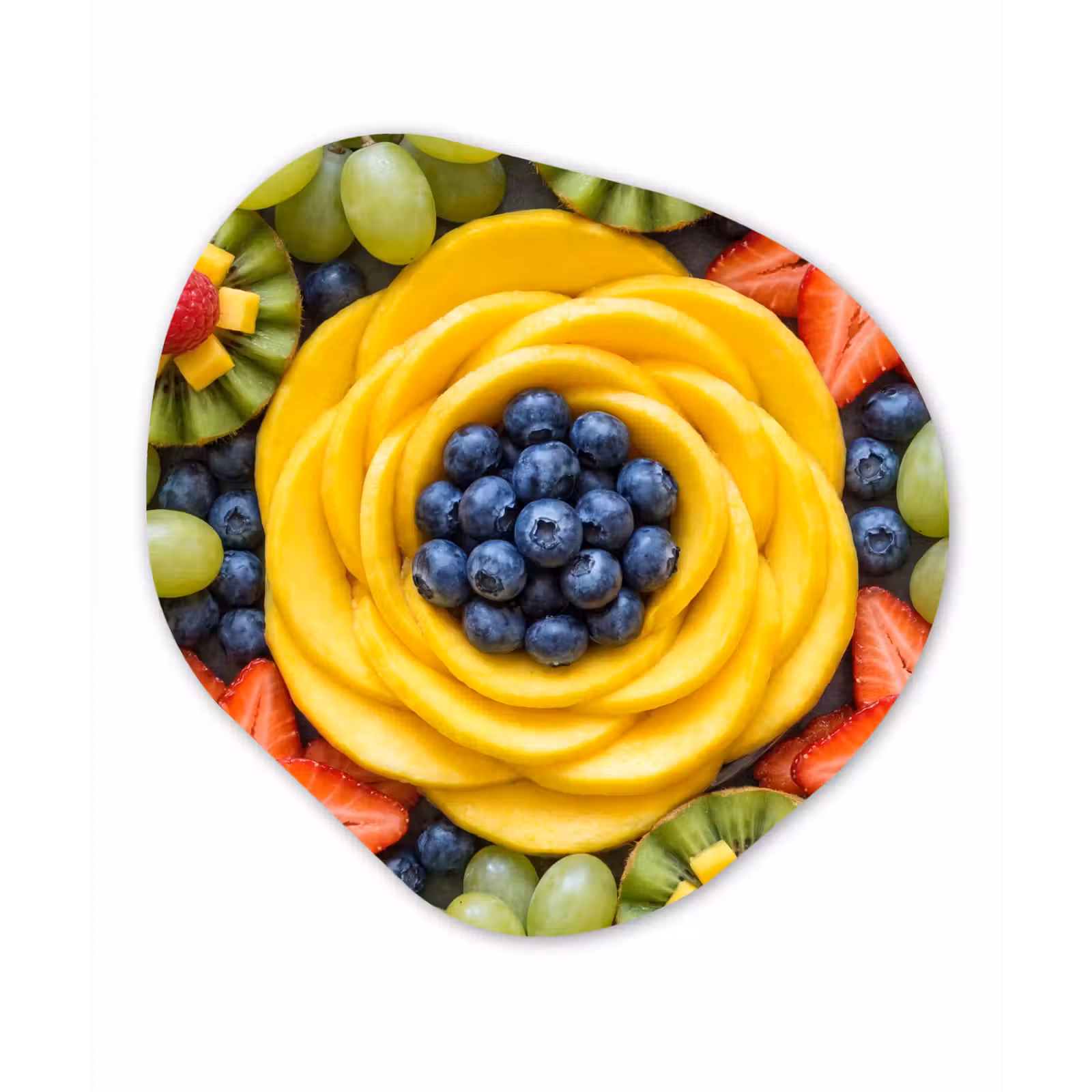 Organische schilderij - Aluminium - Fruit - Arrangement - Gezond - Kleurrijk - Eten — 1