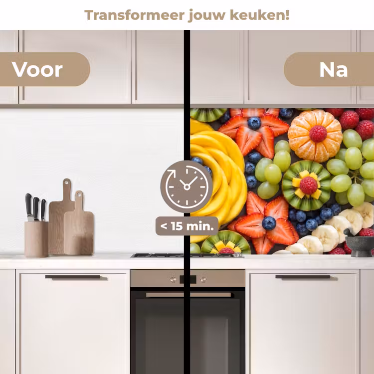 Keuken achterwand - Fruit - Arrangement - Gezond - Kleurrijk - Eten — 2