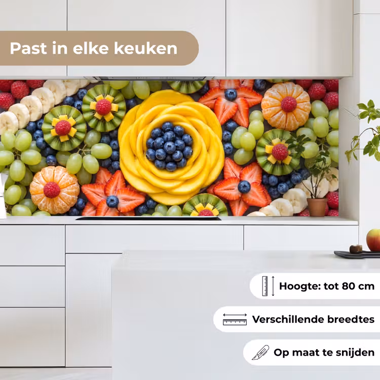 Keuken achterwand - Fruit - Arrangement - Gezond - Kleurrijk - Eten — 4
