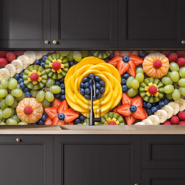 Keuken achterwand - Fruit - Arrangement - Gezond - Kleurrijk - Eten — 6