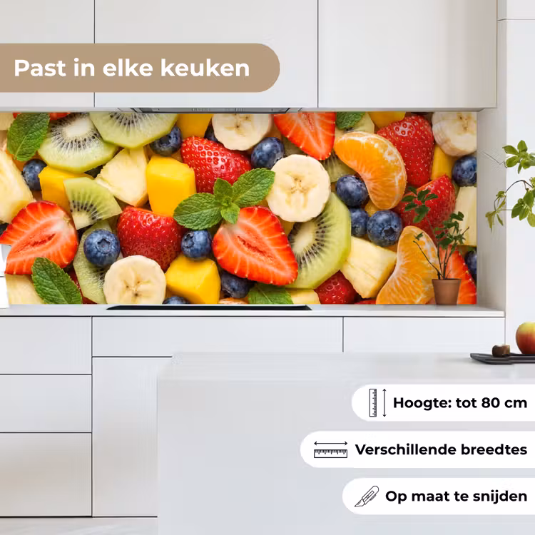 Keuken achterwand - Fruit - Plakjes - Eten - Kleurrijk — 4