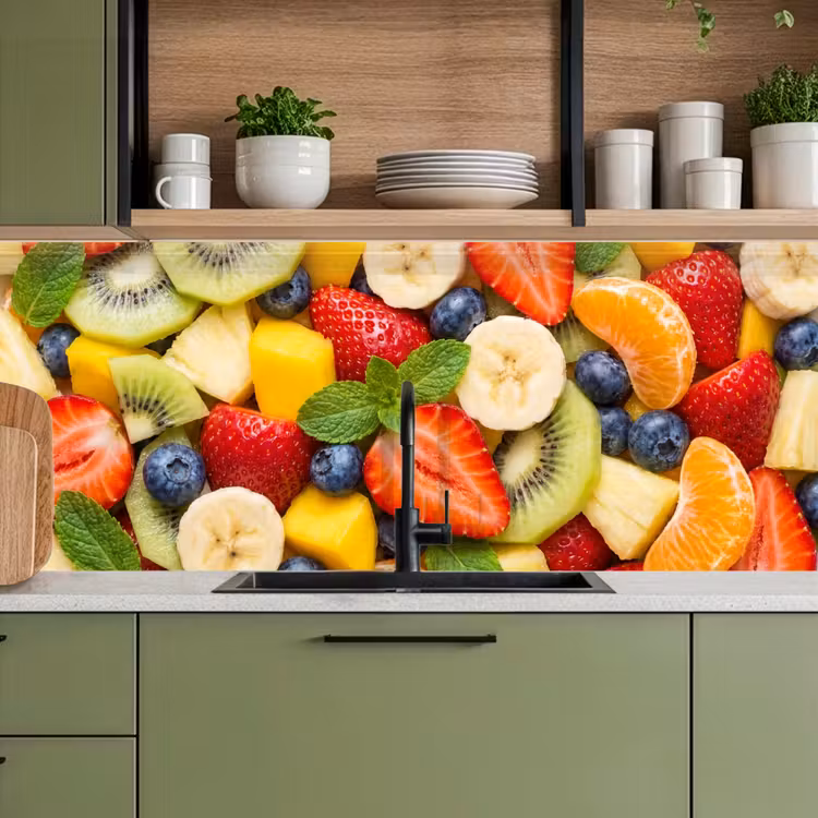 Keuken achterwand - Fruit - Plakjes - Eten - Kleurrijk — 5