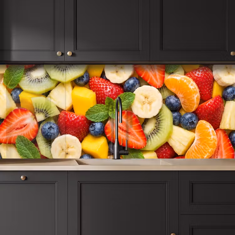 Keuken achterwand - Fruit - Plakjes - Eten - Kleurrijk — 6