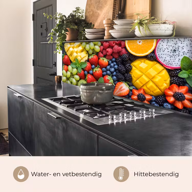 Keuken achterwand - Fruit - Vers - Kleurrijk - Eten — 3