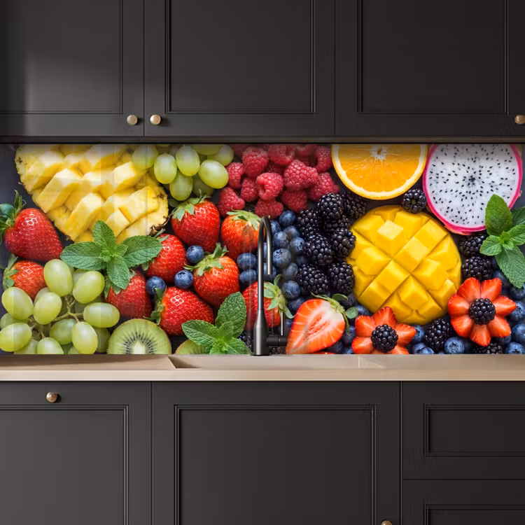 Keuken achterwand - Fruit - Vers - Kleurrijk - Eten — 6