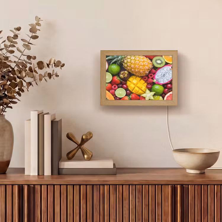 Lightbox - Wandlamp - Fruit - Assortiment - Vers - Gezond - Kleurrijk — 4