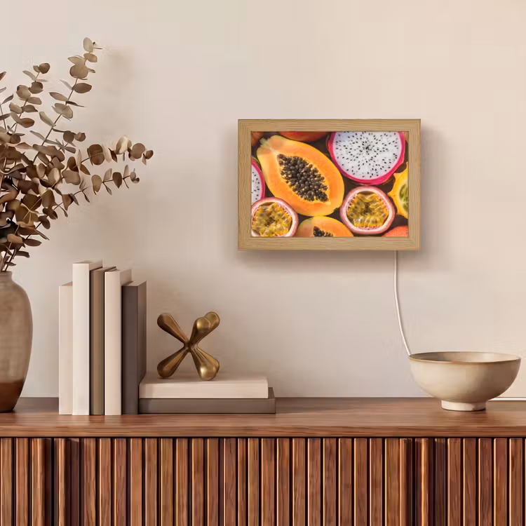 Lightbox - Wandlamp - Fruit - Geopend - Tropisch - Eten - Kleurrijk — 4