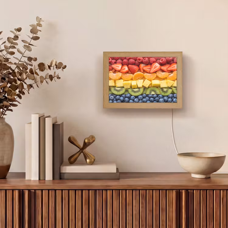 Lightbox - Wandlamp - Fruit - Regenboog - Gezond - Kleurrijk — 4