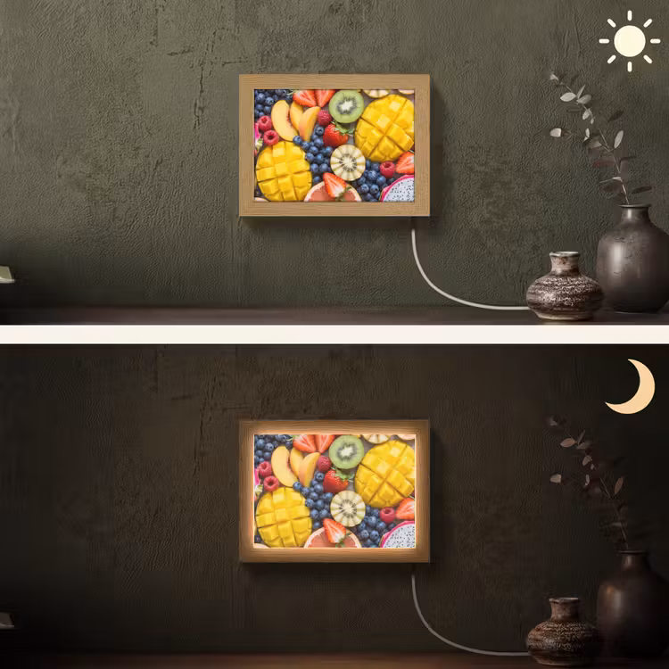Lightbox - Wandlamp - Fruit - Versneden - Kleurrijk - Eten - Gezond — 3