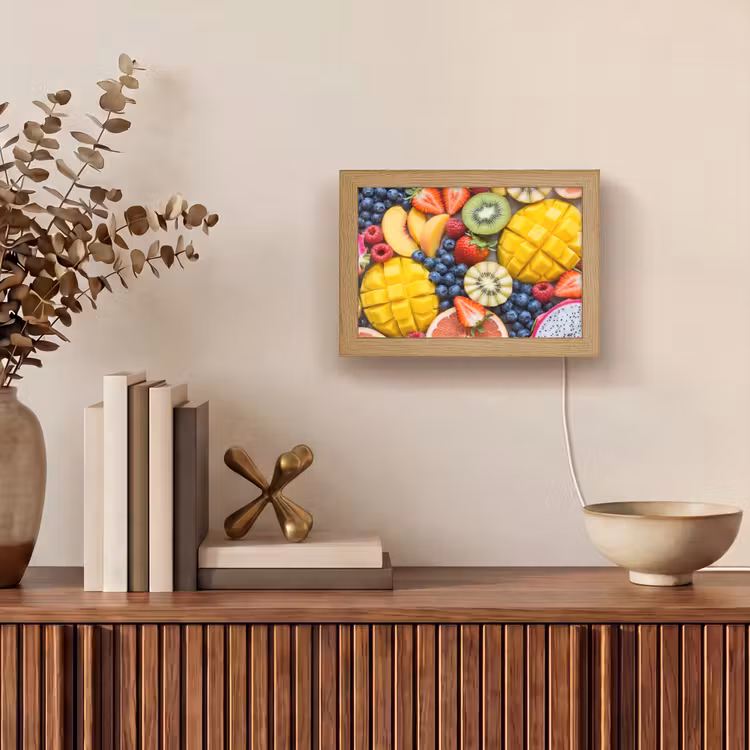 Lightbox - Wandlamp - Fruit - Versneden - Kleurrijk - Eten - Gezond — 4