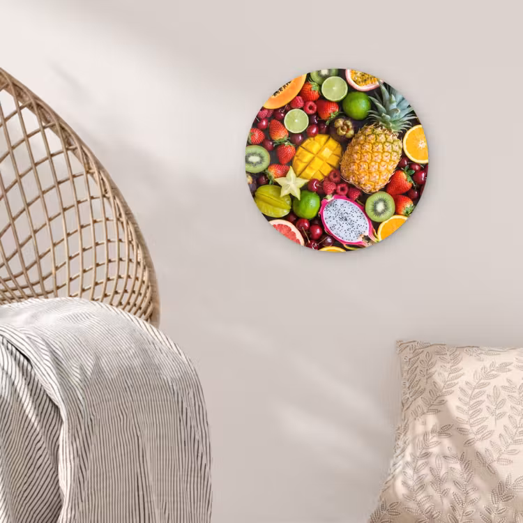 Muurcirkel - Fruit - Assortiment - Vers - Gezond - Kleurrijk — 5
