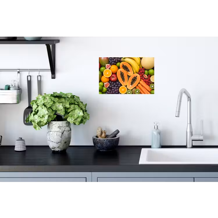 Muursticker - Eten - Fruit - Groenten - Vers - Kleurrijk — 2
