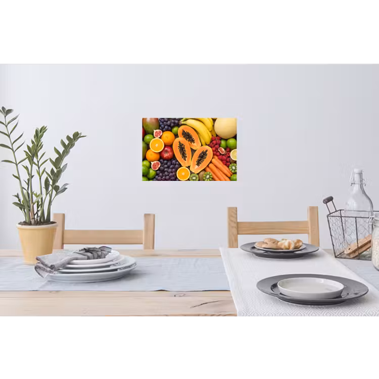 Muursticker - Eten - Fruit - Groenten - Vers - Kleurrijk — 3