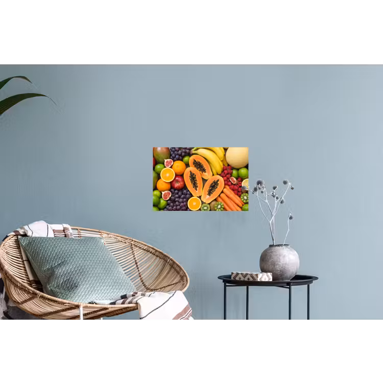 Muursticker - Eten - Fruit - Groenten - Vers - Kleurrijk — 4