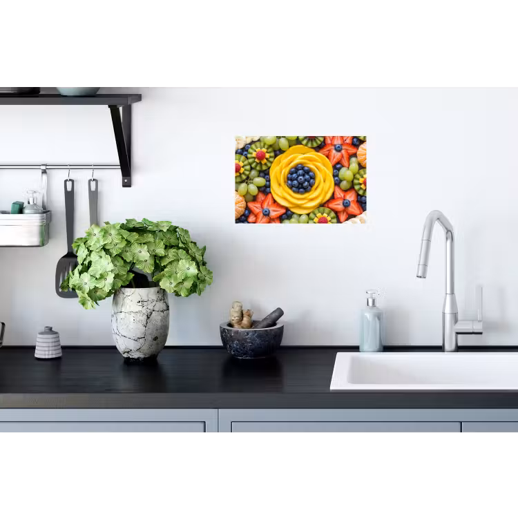Muursticker - Fruit - Arrangement - Gezond - Kleurrijk - Eten — 2