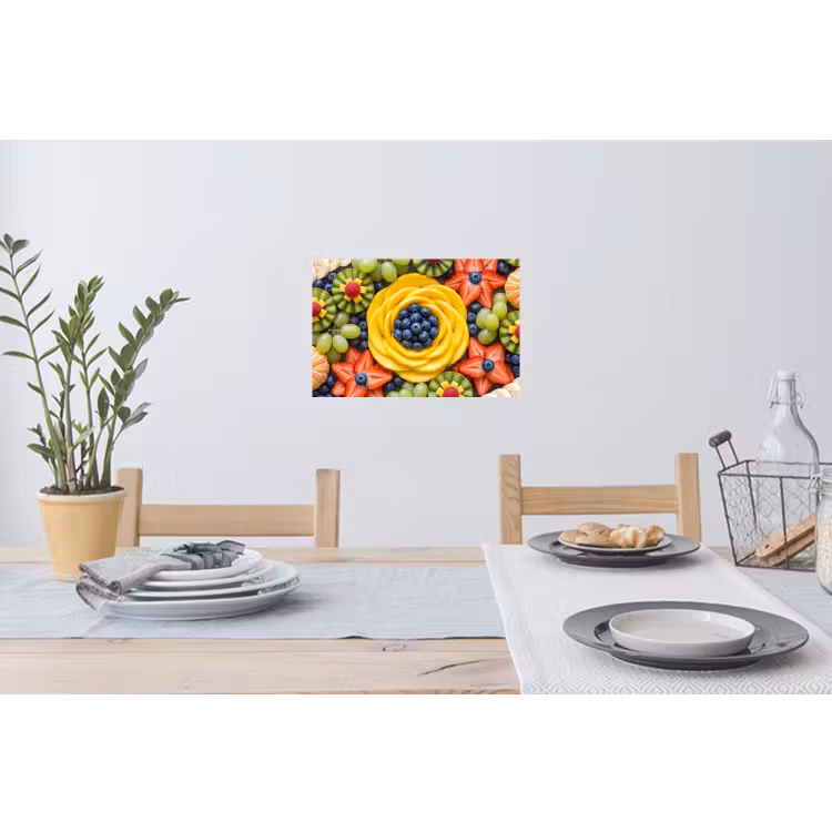Muursticker - Fruit - Arrangement - Gezond - Kleurrijk - Eten — 3