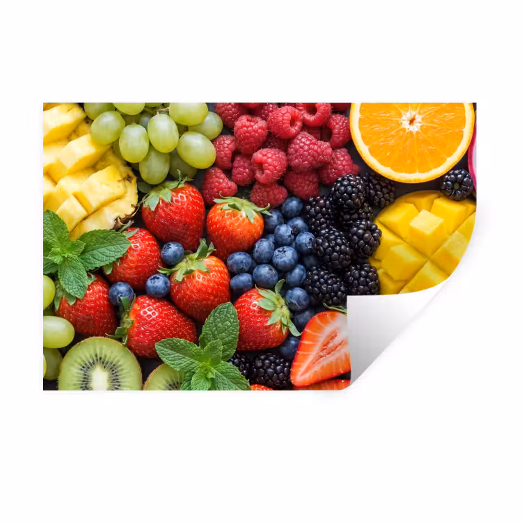 Muursticker - Fruit - Vers - Kleurrijk - Eten — 1